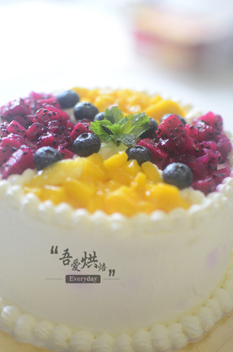 Fruit Birthday Cake recipe