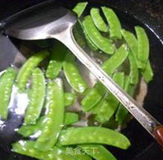 Snow Peas Fried in Hope recipe