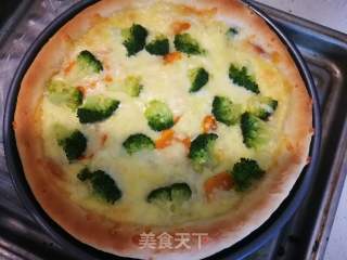Ham and Vegetable Pizza recipe