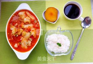 Stewed Longli Fish with Ginger and Tomato recipe