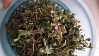 Steamed Purslane recipe