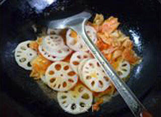 Stir-fried Lotus Root with Hot and Sour Vegetables recipe