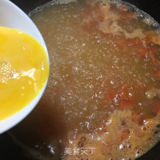 Tomato Egg Drop Soup recipe