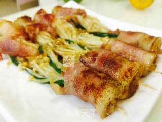Bacon Golden Needle Roll recipe