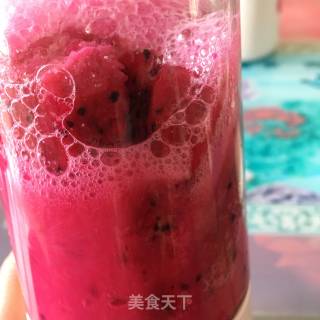 Yogurt Bird's Nest Pitaya Ice recipe