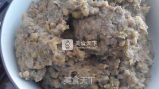 Eliminate Mung Bean Filling-mung Bean Glutinous Rice Cake recipe