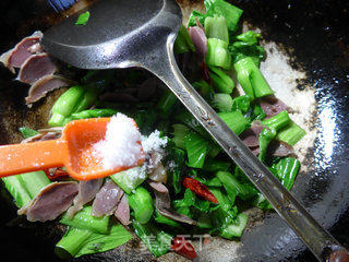 Duck Gizzard Stir-fried Vegetable Core recipe