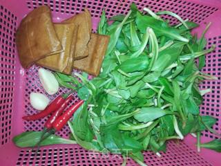 #春食野菜香#malantou Mixed with Dried Bean Curd recipe