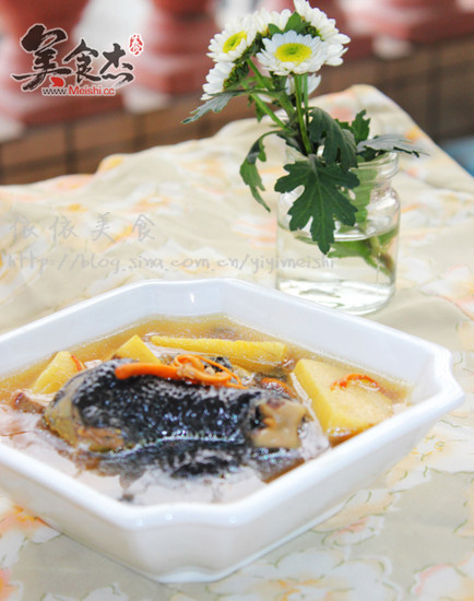 Yam Black Chicken Soup recipe