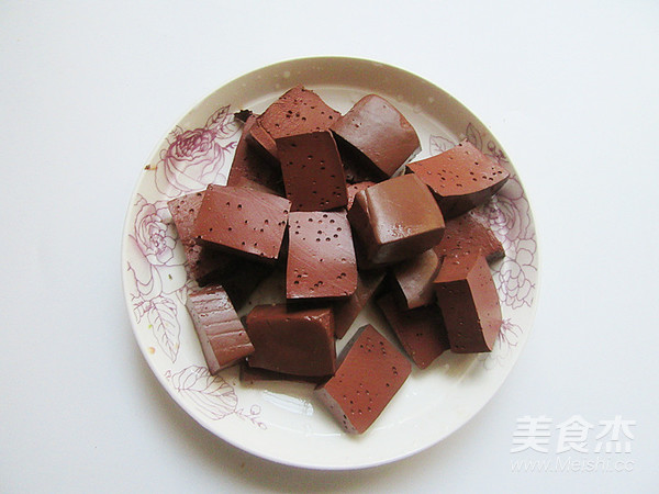 Pork Blood Stewed Tofu recipe