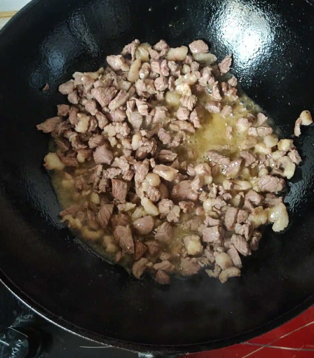 Soy Bean and Mushroom Beef Sauce recipe