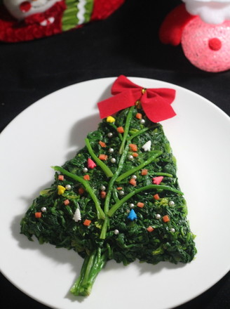 Spinach Christmas Tree