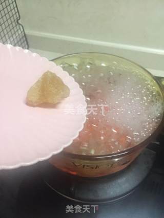 Peach Gum Coconut Sago recipe