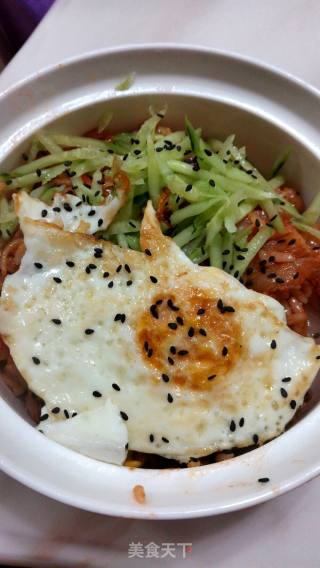 Korean Bibimbap without Stone Pot recipe