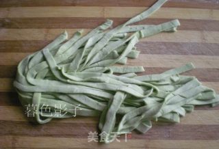 #trust之美#spinach Sauce and Sesame Sauce Noodles recipe