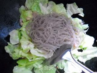 Stewed Potato Noodles with Bacon and Cabbage recipe