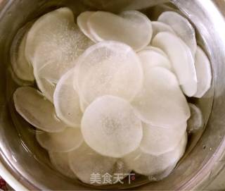 Sauce White Radish Slices recipe