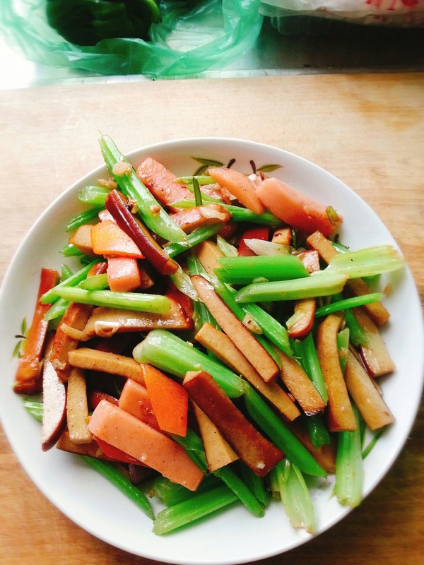 Vegetarian Chicken Stir-fried Ham recipe