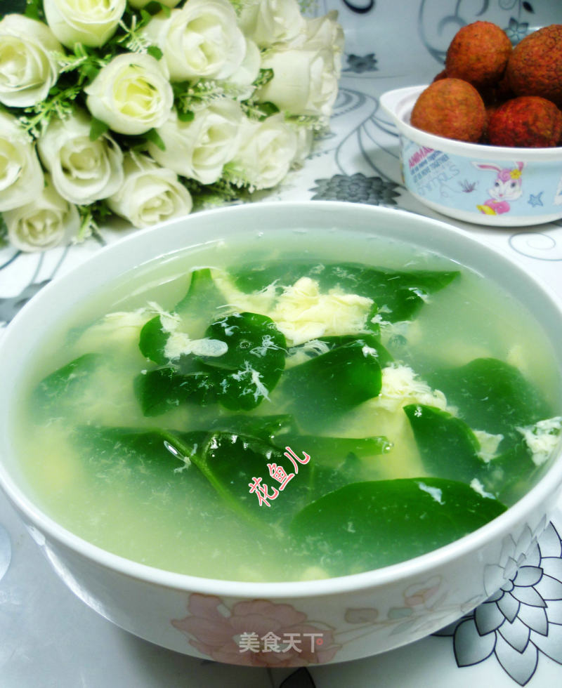 Fungus Vegetable Egg Drop Soup recipe