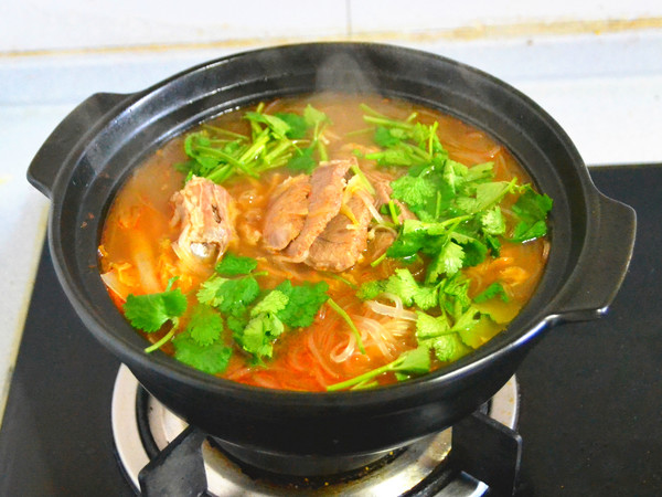A Sour and Refreshing Taste in Winter---sour Soup Lamb recipe