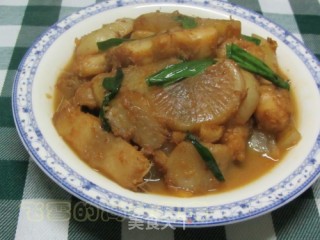 Roasted Radish with Jade Sole recipe