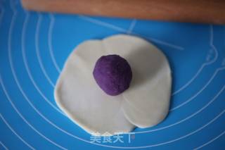 [beijing] Osmanthus Purple Sweet Potato White Skin Crisp recipe