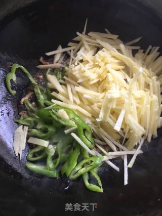 Stir-fried Sansi recipe