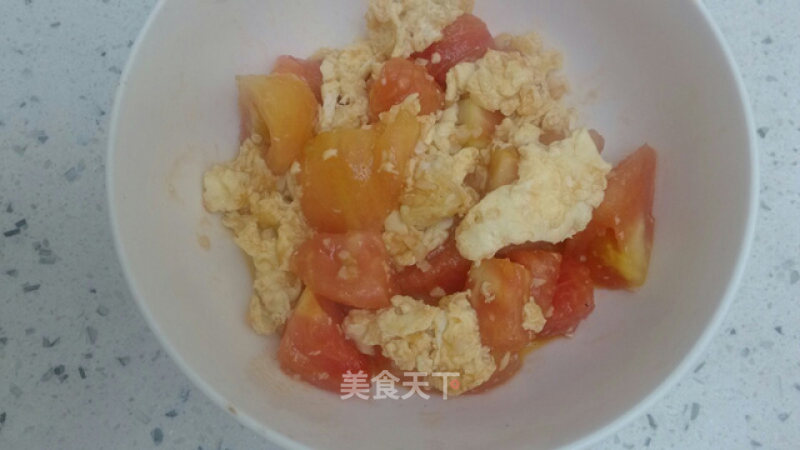 Scrambled Eggs with Tomatoes recipe