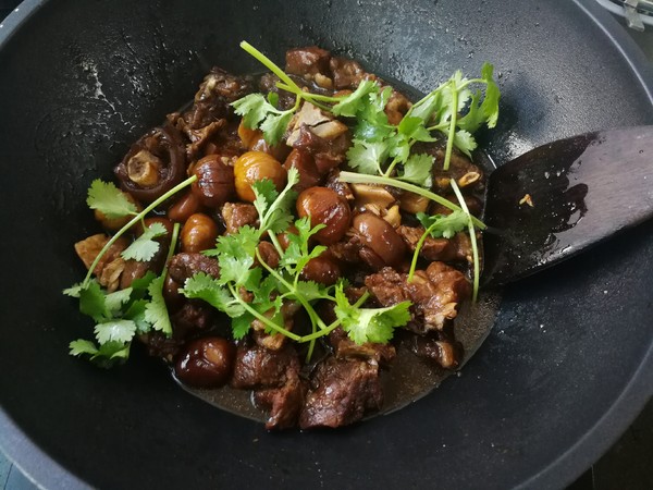 #冬至大如年# Braised Lamb with Five Spices and Chestnuts recipe