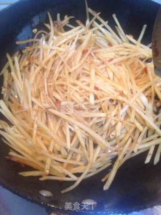 Hot and Sour Potato Shreds recipe