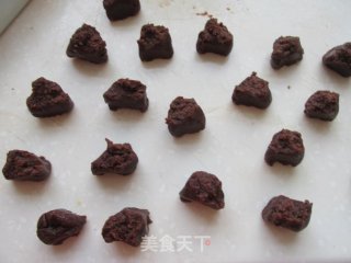 Cocoa Peanut Shortbread Cookies recipe