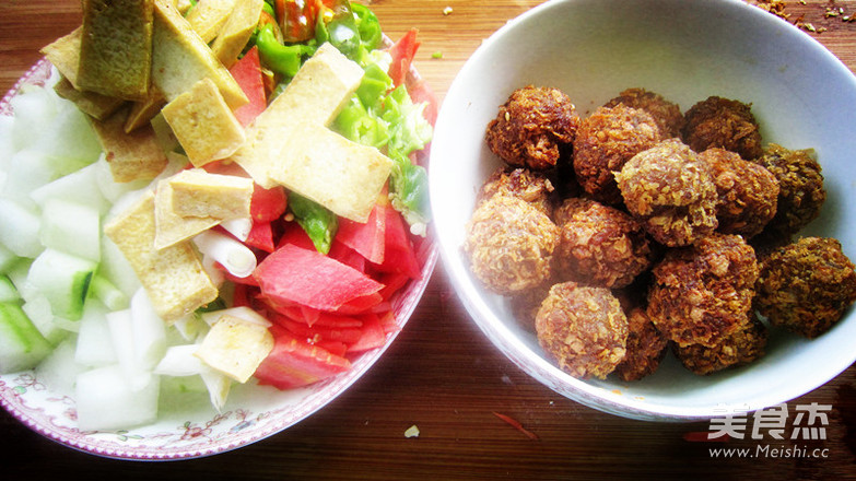 Winter Melon Burnt Meatballs recipe