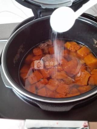 Pumpkin Beef Soup recipe