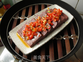 Chopped Pepper Duck Blood recipe