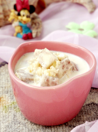 #深夜最馋的美食# Sweet Taro Oat Milk Soup recipe