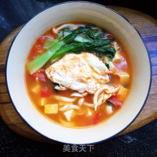 White Mushroom Tofu Soup recipe