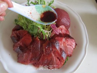 Smoked Duck Breast and Red Wine Pear recipe