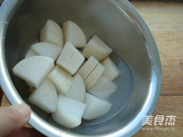 Pickled Radish in Soy Sauce recipe