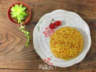 Quick Fried Rice for Kids [curry Chicken Rice] recipe