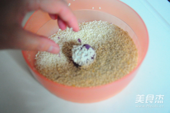 Double Potato Sesame Balls recipe