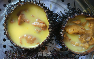 Sea Urchin Steamed Egg recipe