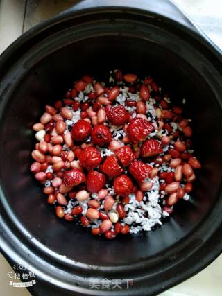 Black Rice and Red Bean Health Congee recipe