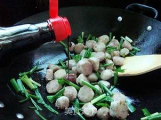 Fried Taro with Chives recipe