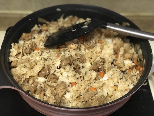 Bbq Beef Fried Rice recipe