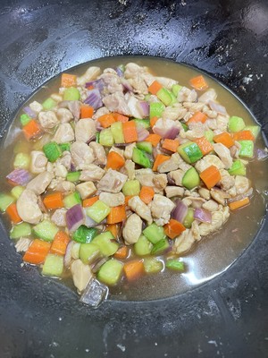 Super Kung Pao Chicken ~ Both Adults and Children Love It recipe