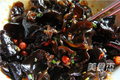 Appetizing Fungus with Cold Salad recipe