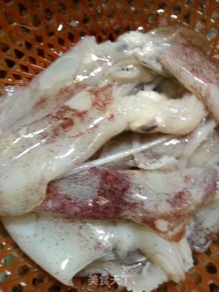 Green Pepper Squid recipe