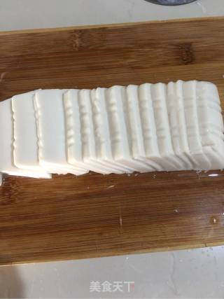 Steamed Tofu with Egg and Minced Meat recipe