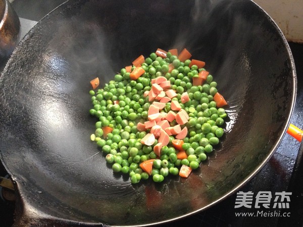 Ham and Pea Rice recipe