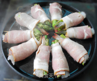 Asparagus, Shrimp and Bacon Wraps recipe